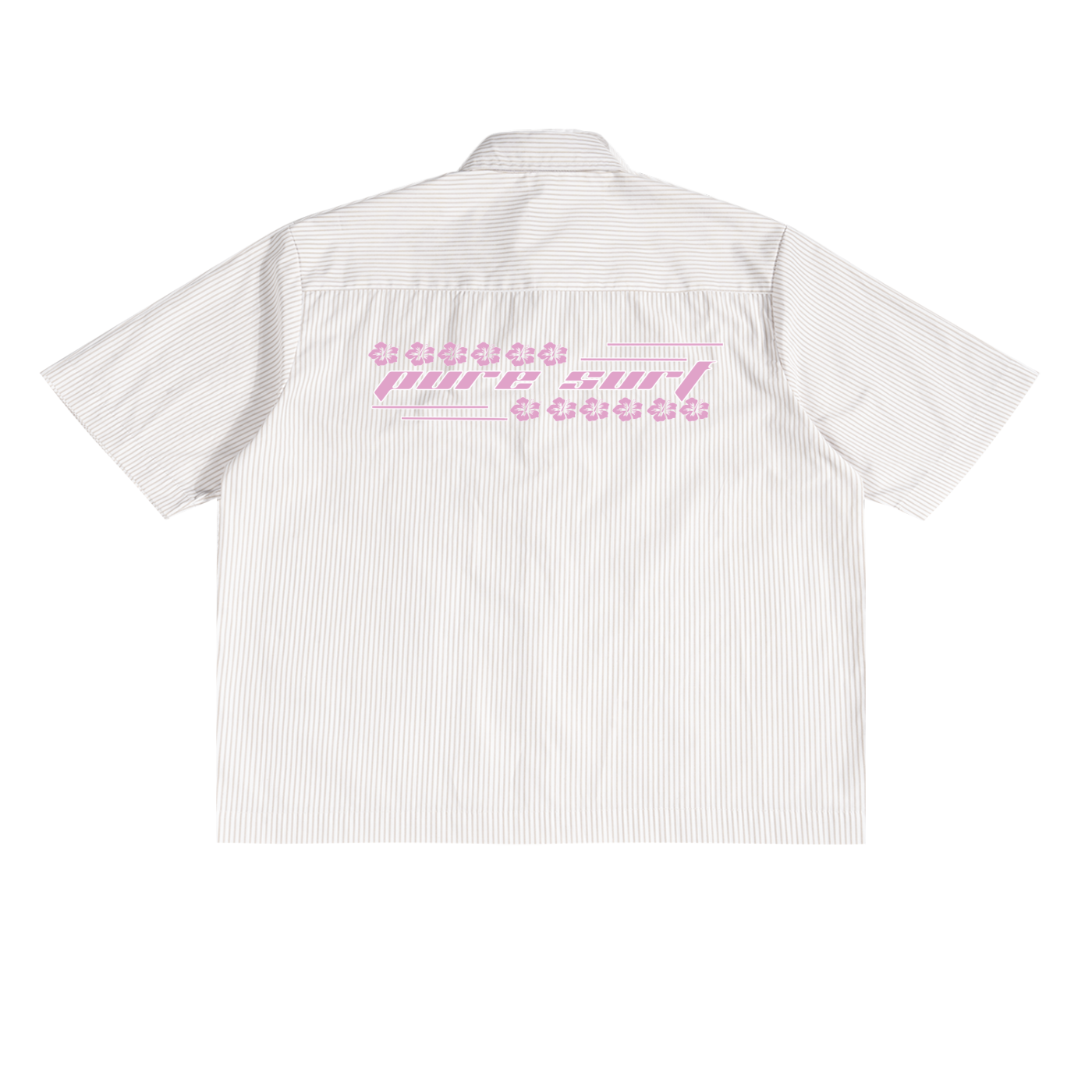 Pure Surf White Button-Up Shirt – Lightweight, Summer