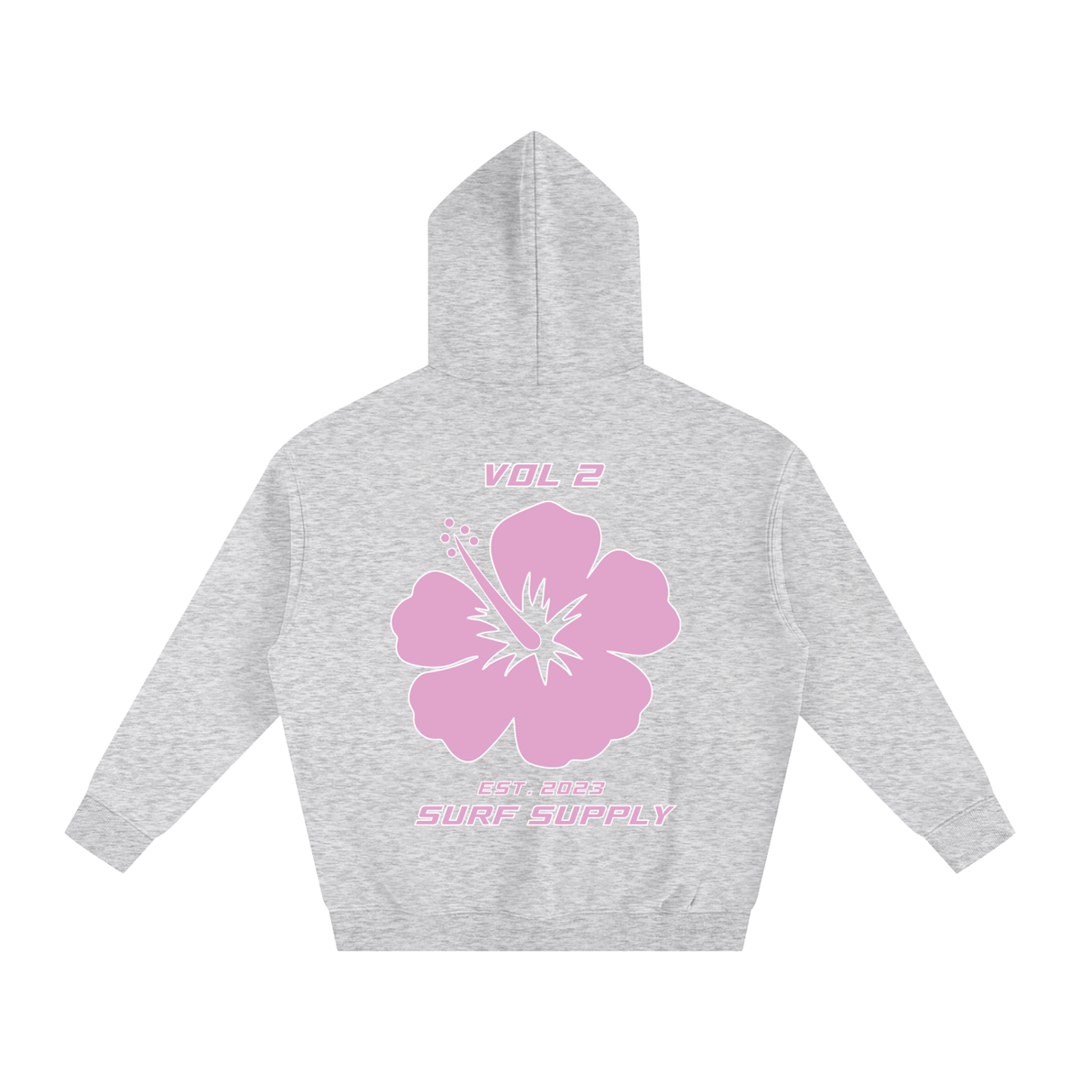 Vol. 2 Hibiscus Oversized Hoodie - Pink