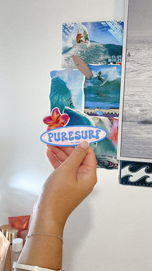 Pink Hibiscus Sticker