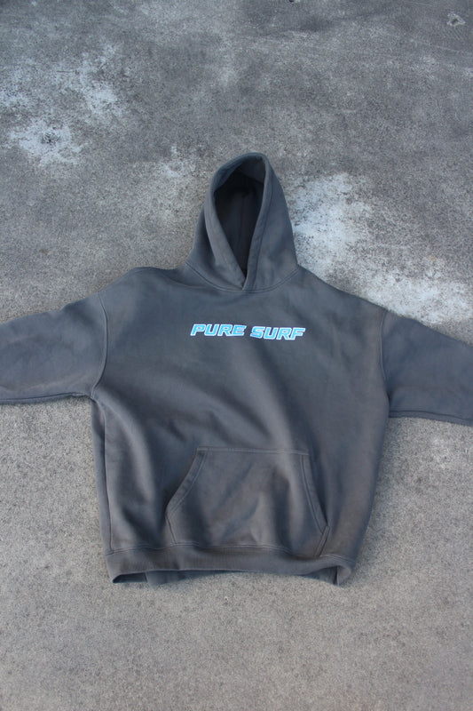 Vol. 2 Hibiscus Oversized Hoodie Grey