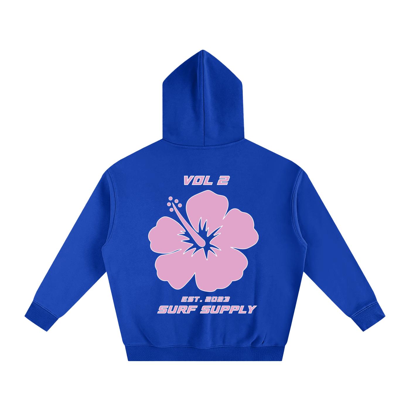 Hibiscus Hoodie Blue