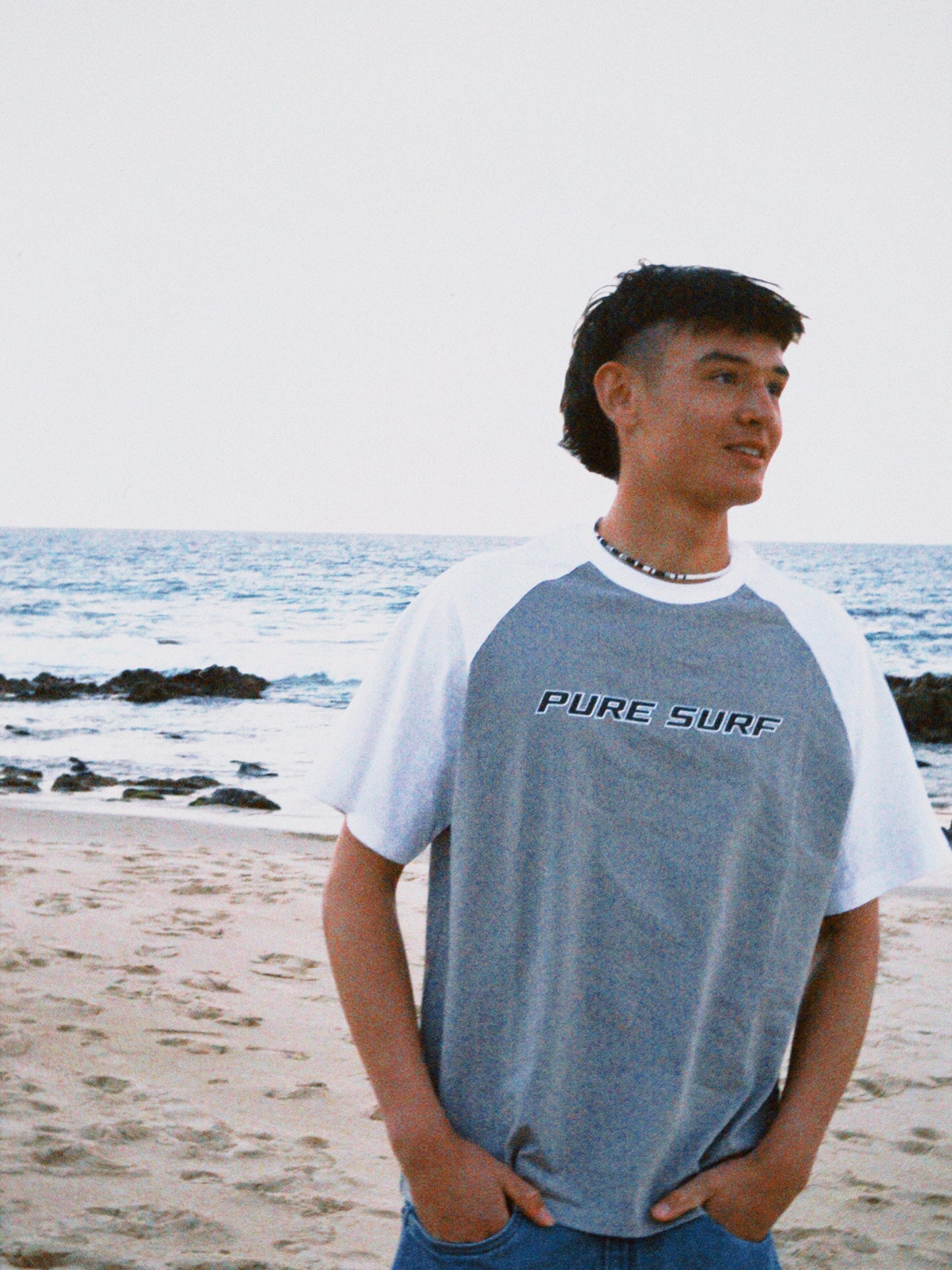 Two Panel Grey Tee