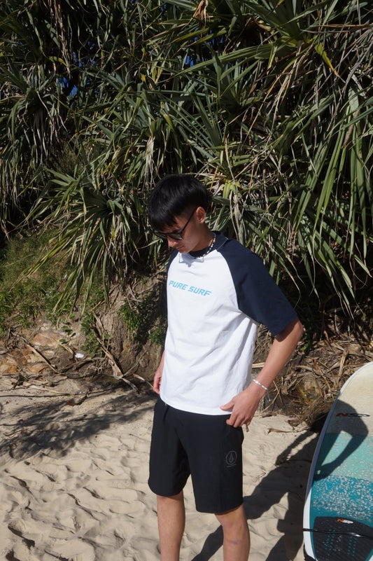 Two Panel Tee – Coastal Blue - Pure Surf