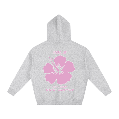Vol. 2 Hibiscus Oversized Hoodie - Pink