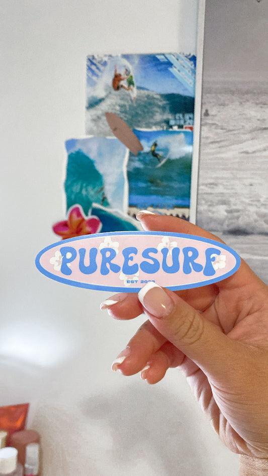 Pink Hibiscus Sticker