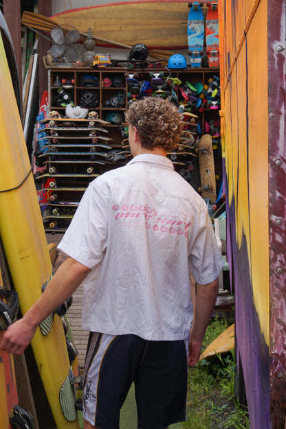 Pure Surf White Button-Up Shirt – Lightweight, Summer