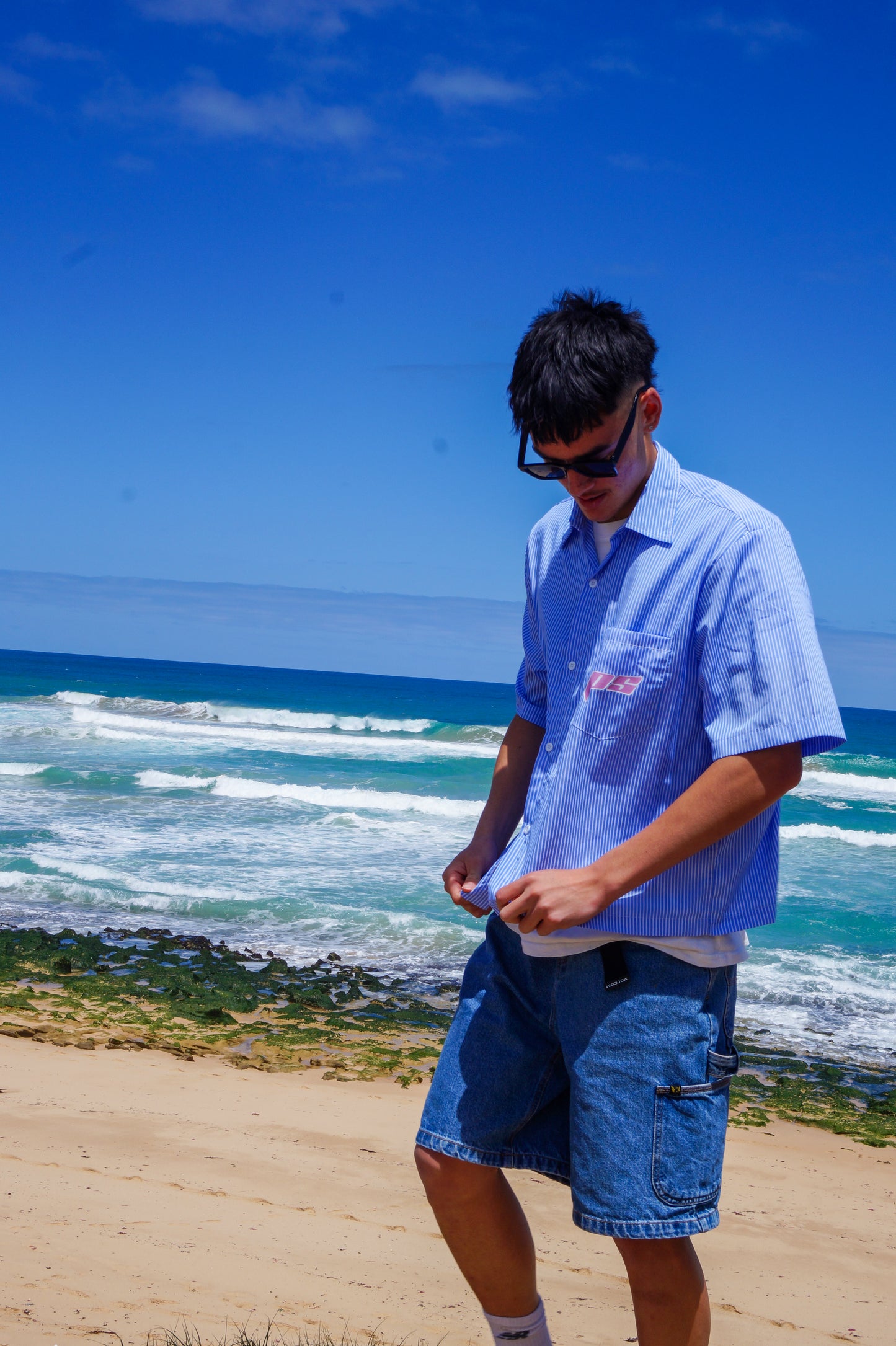 Pure Surf Summer Button-Up