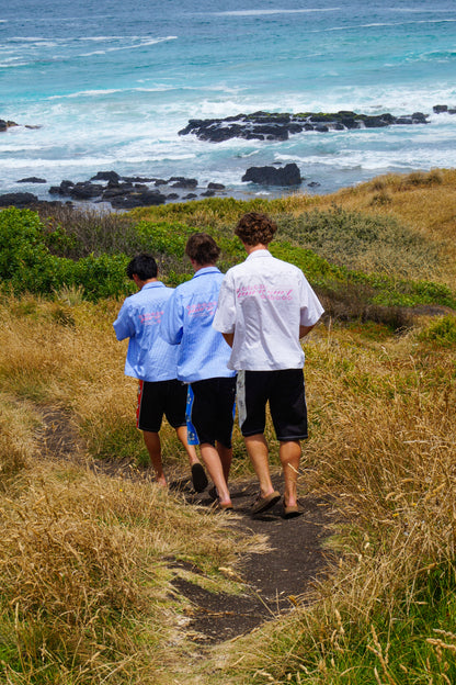 Pure Surf White Button-Up Shirt – Lightweight, Summer