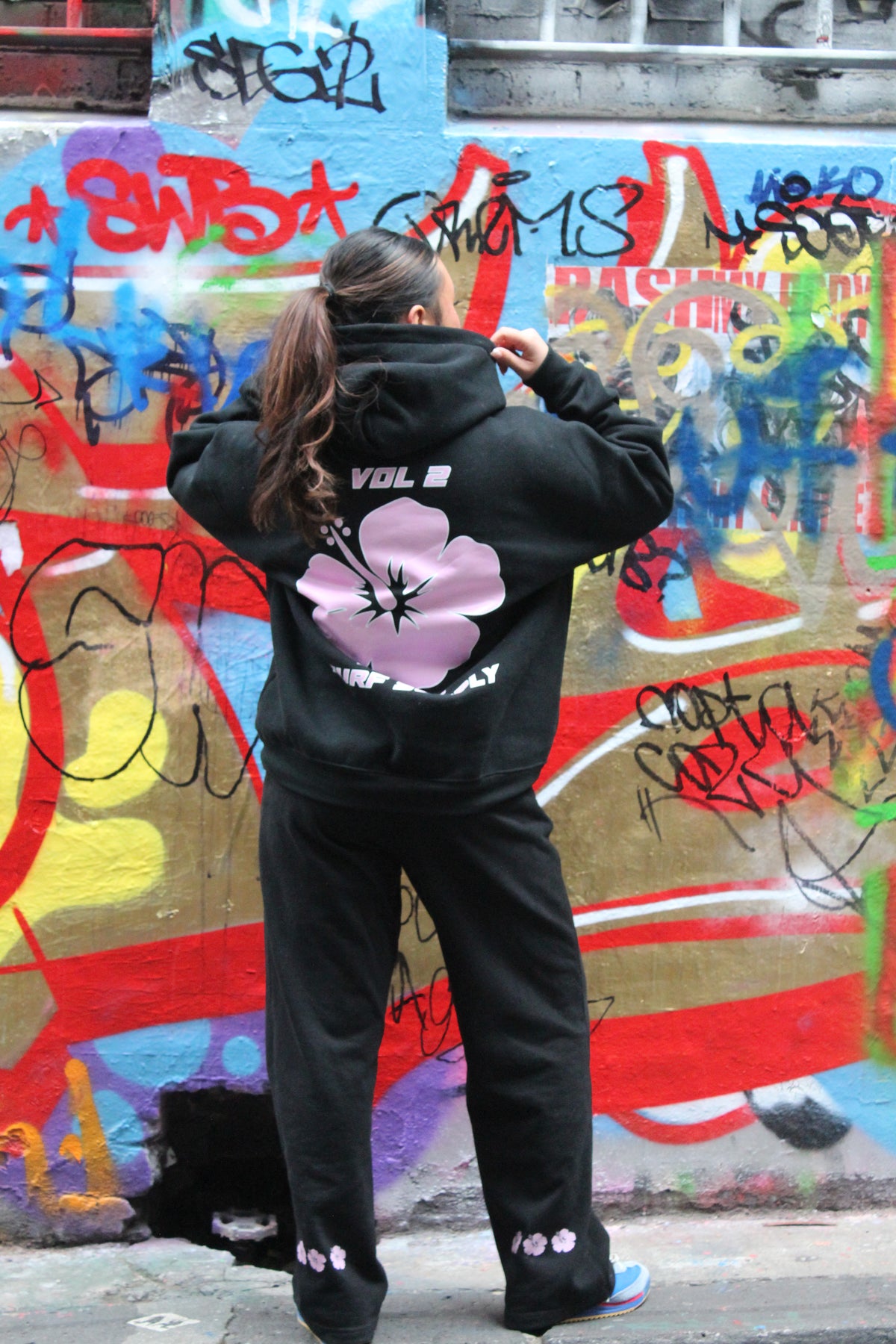 Vol. 2 Hibiscus Heavyweight Sweatpants – Pink (460 GSM)