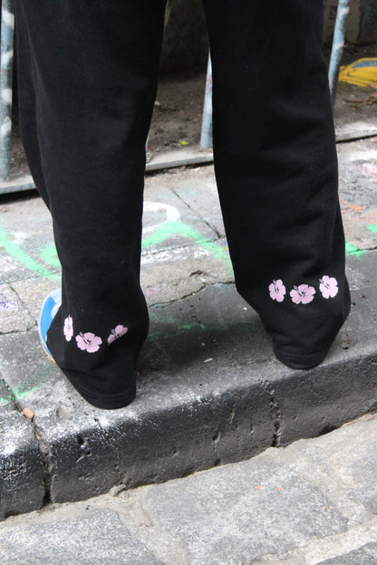 Vol. 2 Hibiscus Heavyweight Sweatpants – Pink (460 GSM)