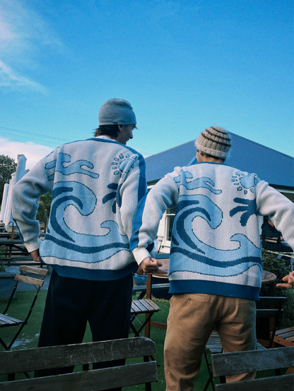 Surf Knit Ocean Blue