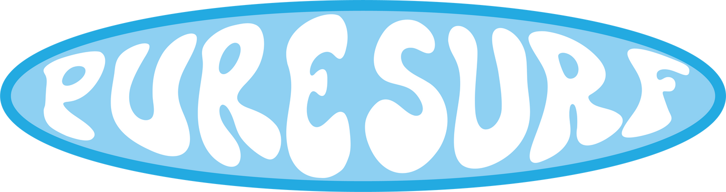 Pure Surf Circle Sticker