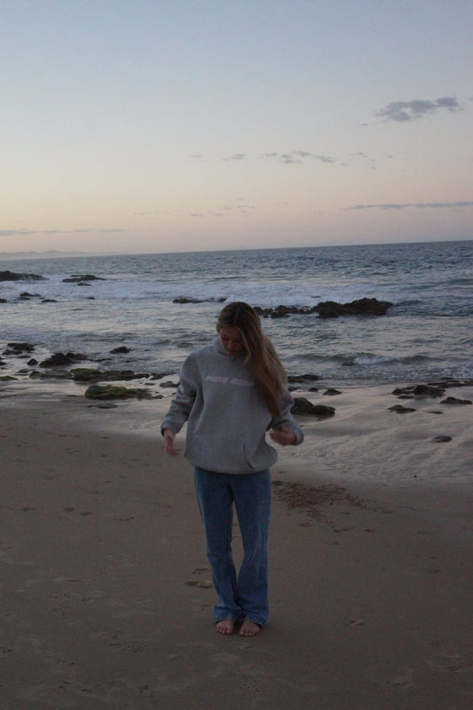 Vol. 2 Hibiscus Oversized Hoodie - Pink - Pure Surf